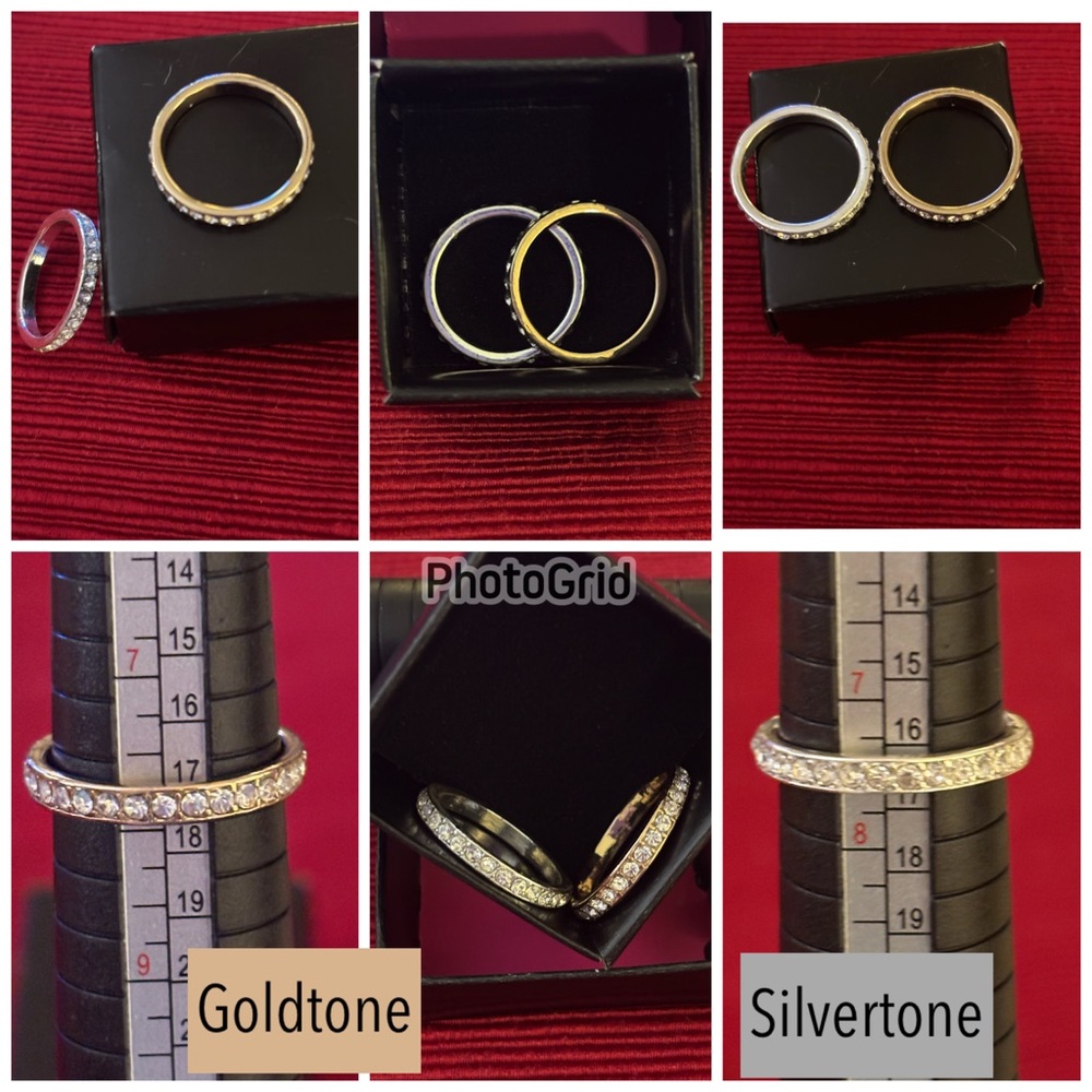 Avon costume jewelry rings, assorted. NO real gold or silver. NO real diamonds. - Picture 9 of 12